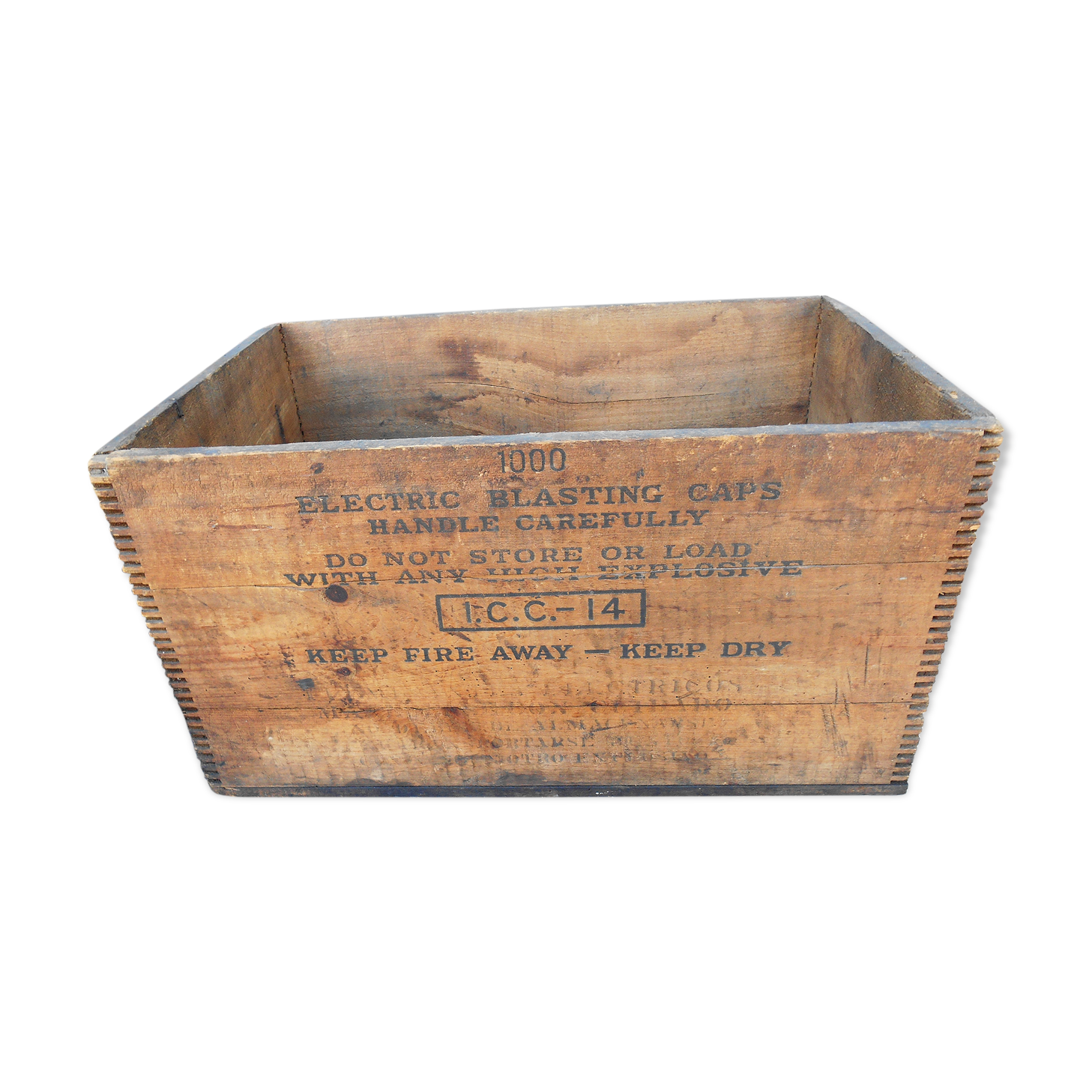Caisse en bois 1000 électrique