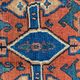 Senneh handmade ancient Persian Oriental carpet 102x139 cm