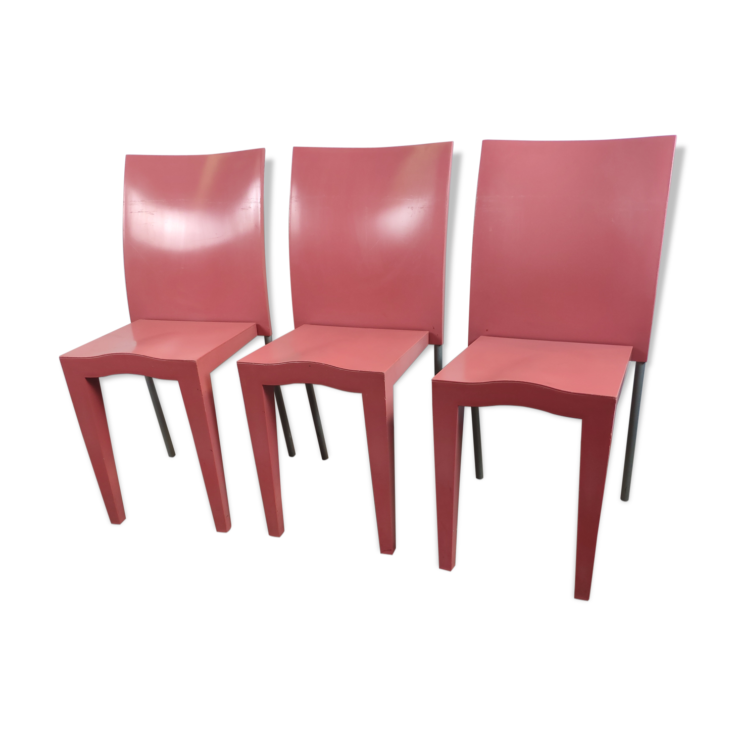 3 Starck chairs by Kartell