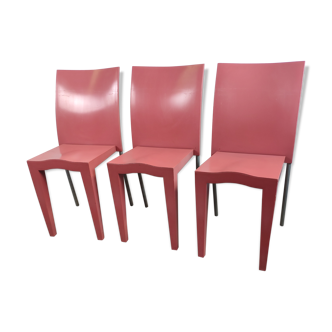 3 Starck chairs by Kartell