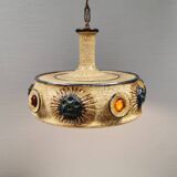 Ceramic hanging lamp by Jette Hellerøe for Axella Denmark, 1970s