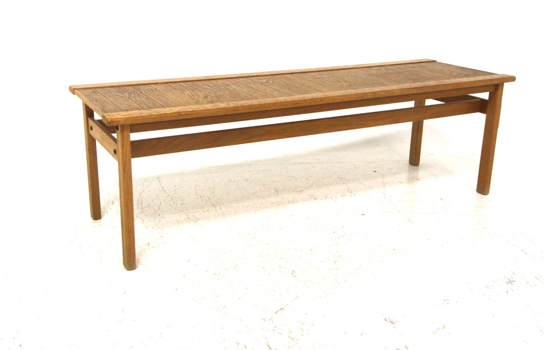 Banc scandinave en chêne, Suède, 1960