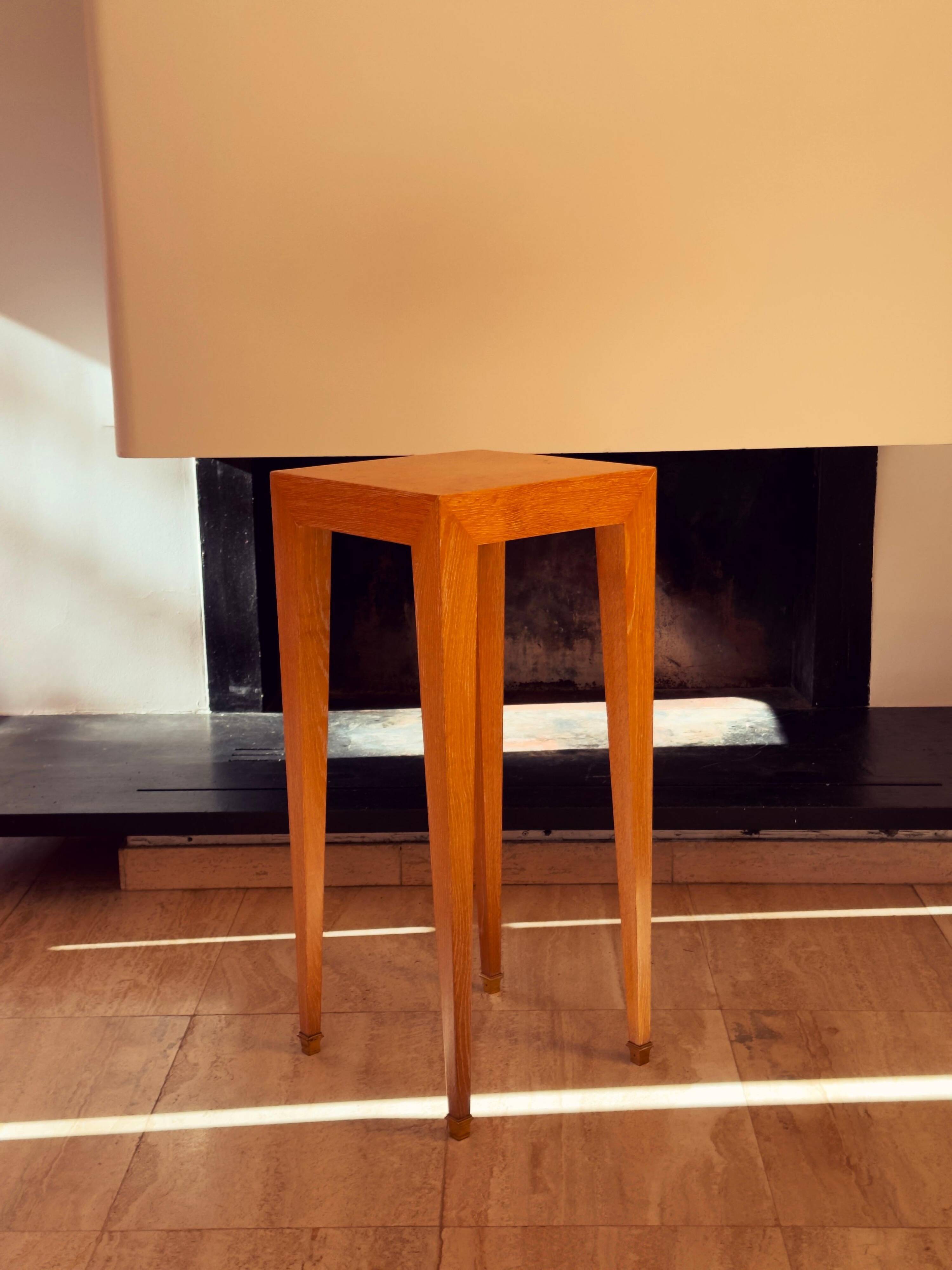 Set of 3 Pedestals and Console Table by Jacques Grange, France, 1973