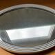 Plateau Art déco miroir aluminium et bois