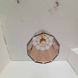 50s/60s pendant light in gold metal