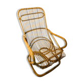 Fauteuil en rotin vers 1970
