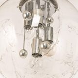 Large Sputnik ball pendant by Doria, Germany, 1970s.