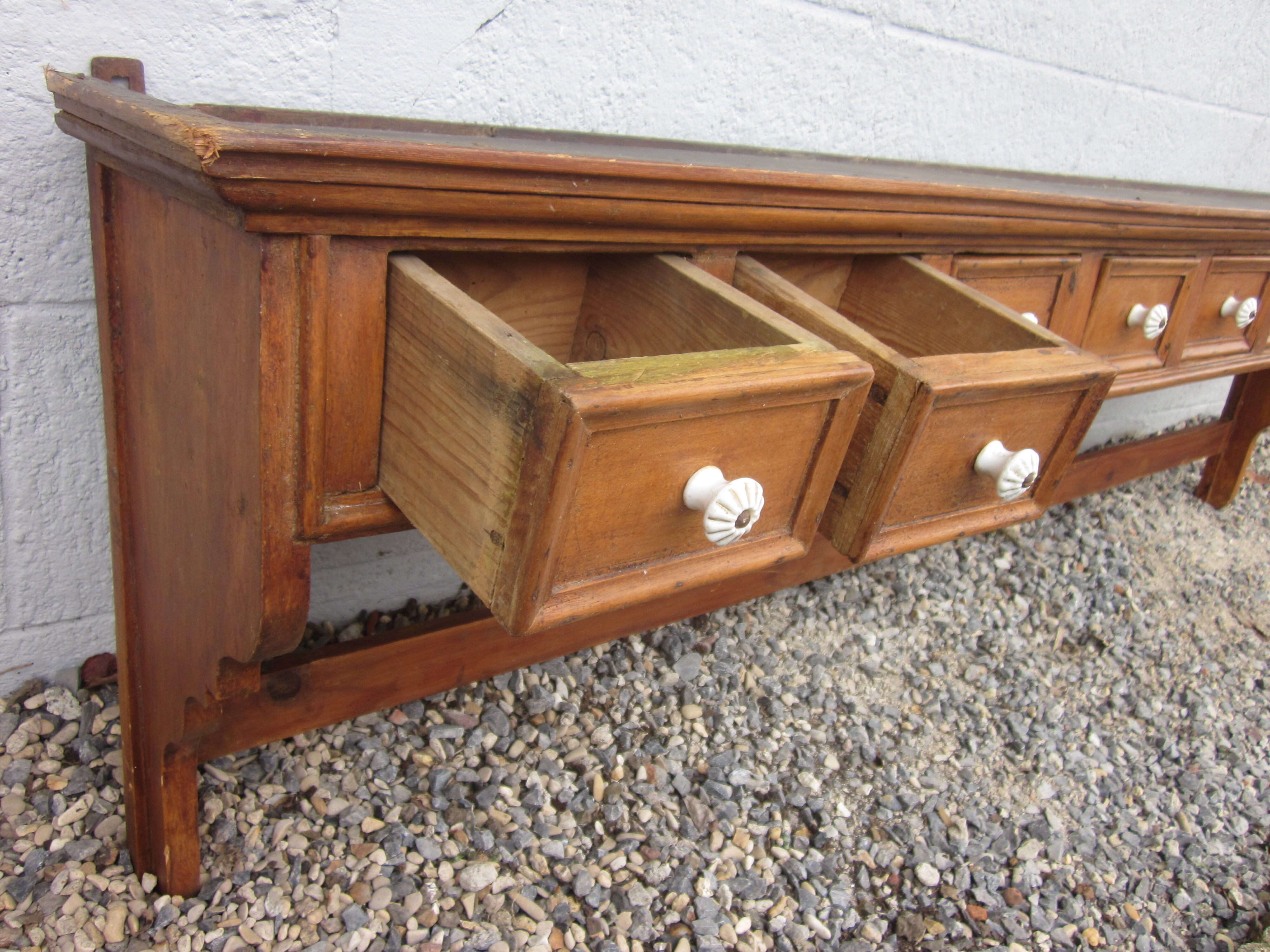 Old shelf 8 drawers
