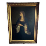 Oil painting painting 19th large format