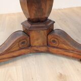 Round Empire style table in Mahogany France