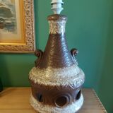 Large vintage ceramic lamp stand70'S