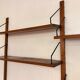 Teak wall library in the style of Poul Cadovius – 1960s