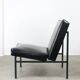 Fauteuil lounge vintage noir de Stol Kamnik, 1960s