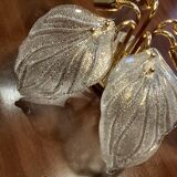 Plafonnier en verre de Murano, Navaresi, Italie, années 1980