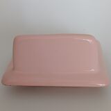 Pink ceramic soap dish