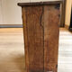 Night table 3 drawers in vintage wood