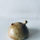 Stoneware sugar bowl