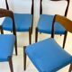 Suite de 4 chaises scandinaves, 1960s