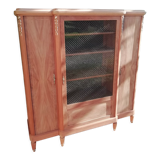 3-door bookcase in Louis XVI raw style
