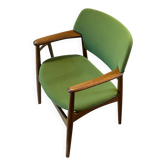 Vintage Scandinavian oak armchair by Ejner Larsen & Aksel Bender Madsen for Fritz Hansen