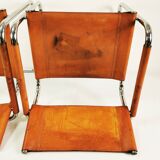 Chaises Bauhaus S34, conçues par Mart Stam, Bulthaup, Allemagne, années 1980.