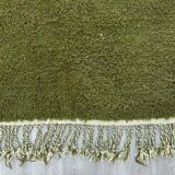 Handwoven Moroccan artisanal carpet