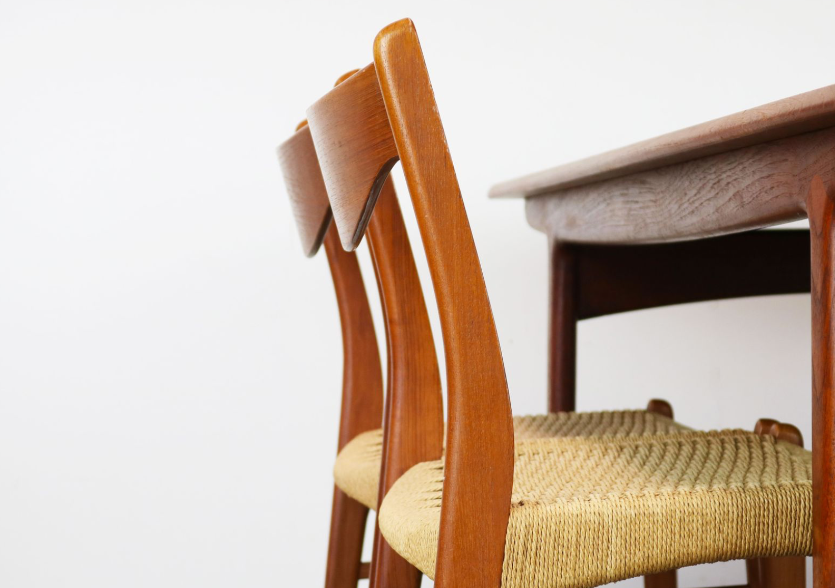 Dining Room Set by Ejner Larsen - Aksel Bender for Naestveld Mobelfabrik - Glyngore Stolefabrik Denmark 1950s