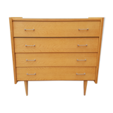 Commode en chêne clair 1960