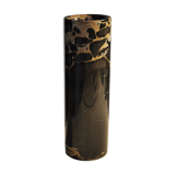 Black marble roller vase