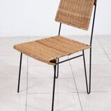 Rattan side chair by Carl Auböck