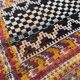Moroccan handmade antique tribal rug 124x142 cm