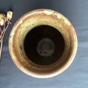 Grand vase en grès pyrité