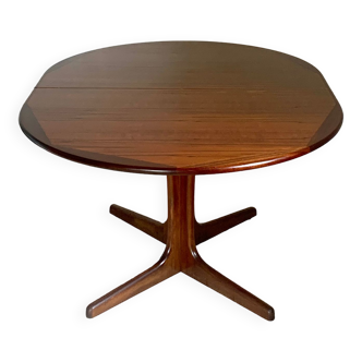 Table scandinave ronde Baumann vintage pied central étoile