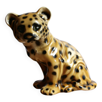 Ceramic leopard