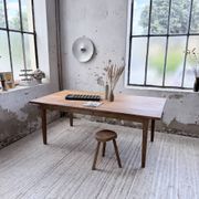 Farm table pitch pine 2 x 1 m from the 1950s