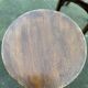 Set of four curved wooden stools stamped Baumann model 92.