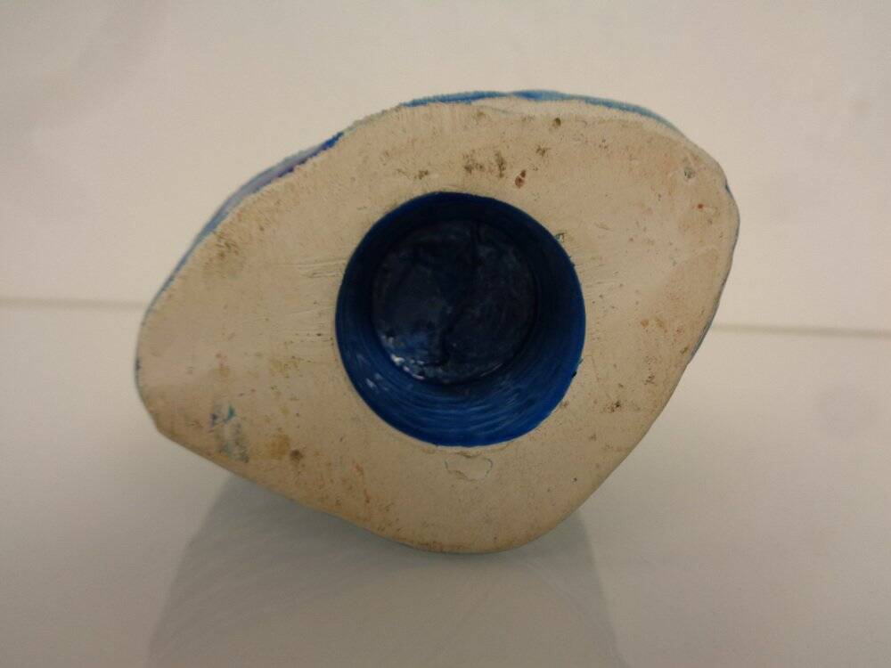 Ceramic Rimini Blu Owl by Aldo Londi for Bitossi, 1960s
