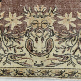 6x10 brown & beige classic antique rug, 192x299cm