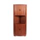 Danish vintage corner cabinet with tambour doors, 1960s