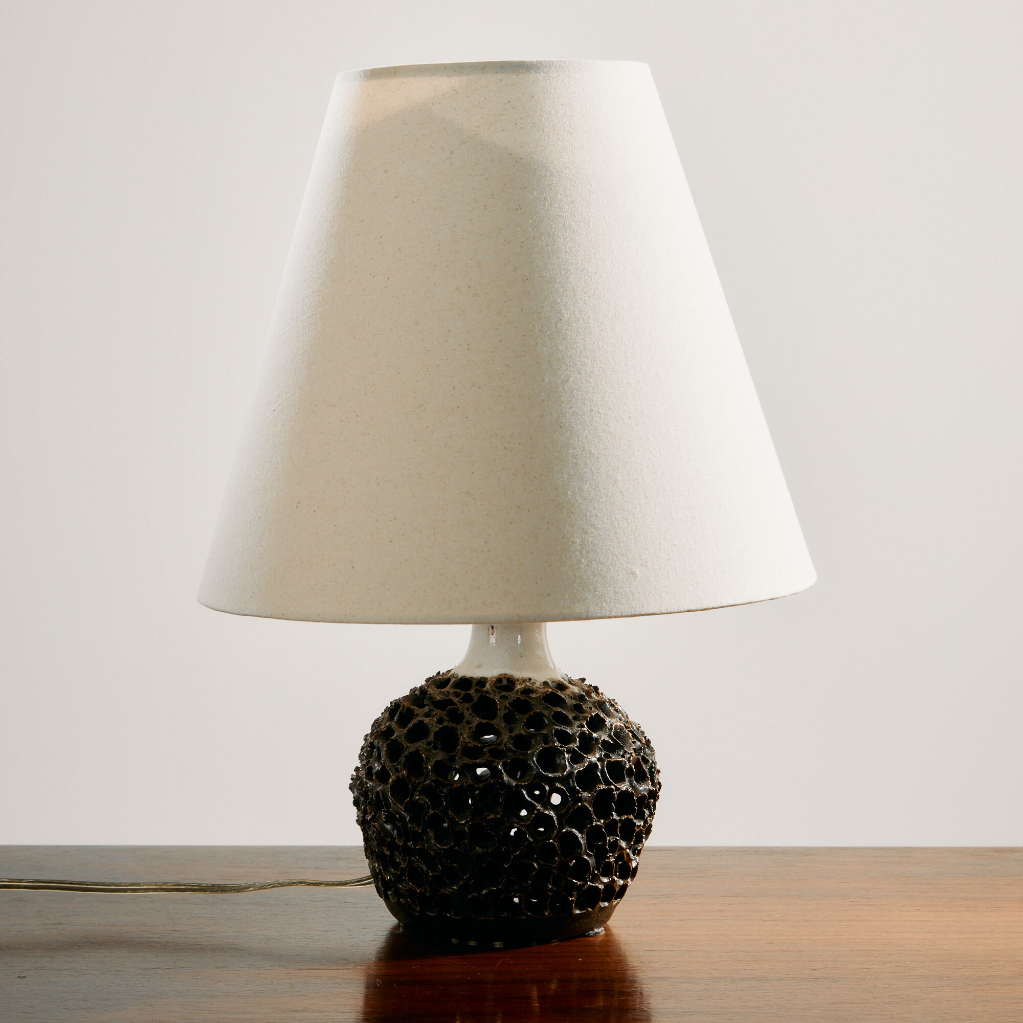 Danish ceramic table lamp by Bodil Marie Nielsen, set of 2