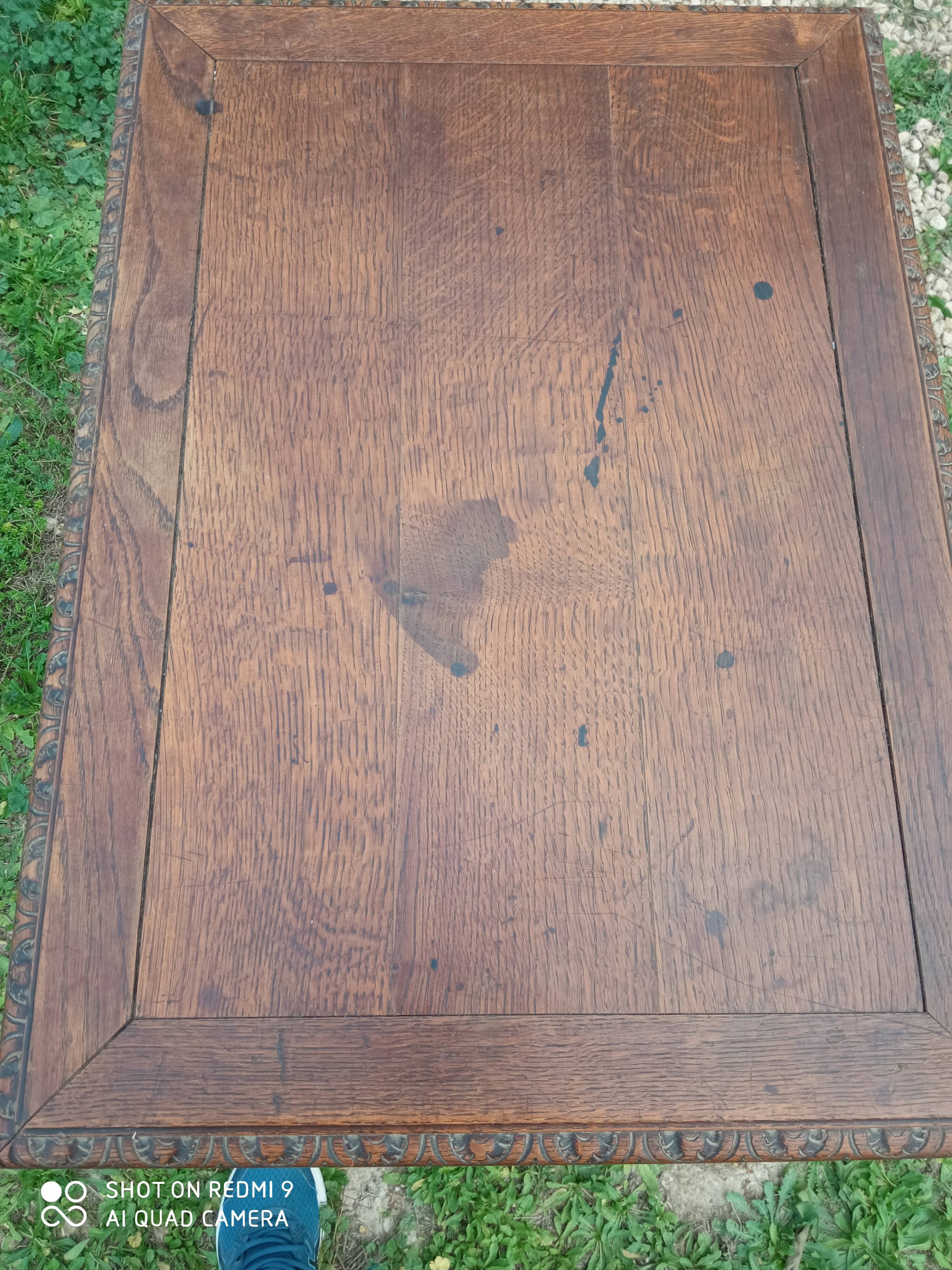 Henry 2 style desk in oak