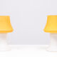 Murano Glass Table Lamps Brilliant Leuchten, 1970s