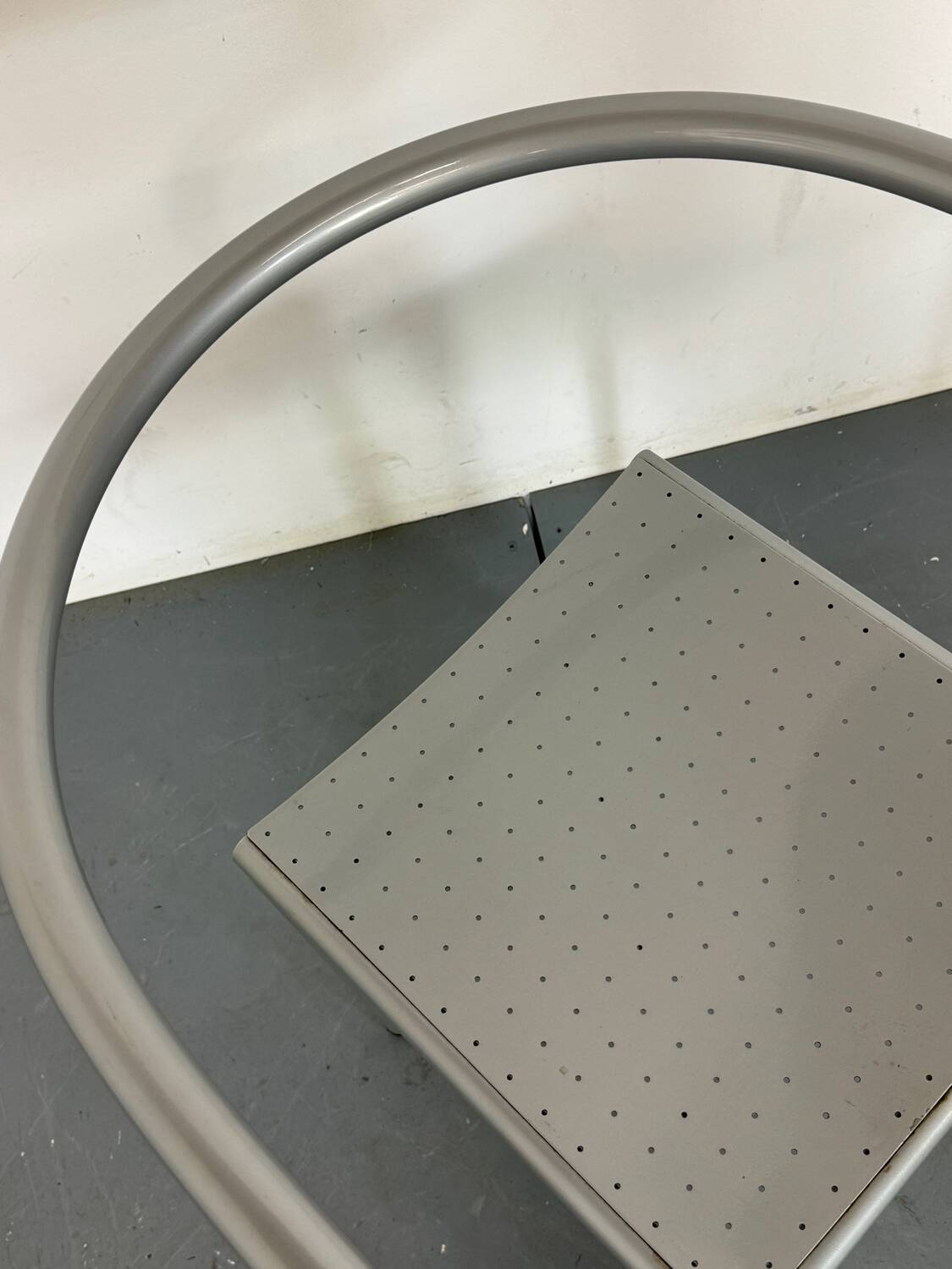 Tubular Memphis style 1st edition Von Vogelsang armchair by Philippe Starck