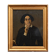 Portrait de femme huile sur toile. 61 x 50 cm
