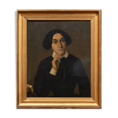 Portrait of a woman oil on canvas. 61 x 50 cm