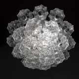 Glass ceiling light by J. T. Kalmar for Kalmar, 1960s