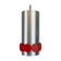 Rare mid century DORIA hanging lamp, Aluminium & red discs