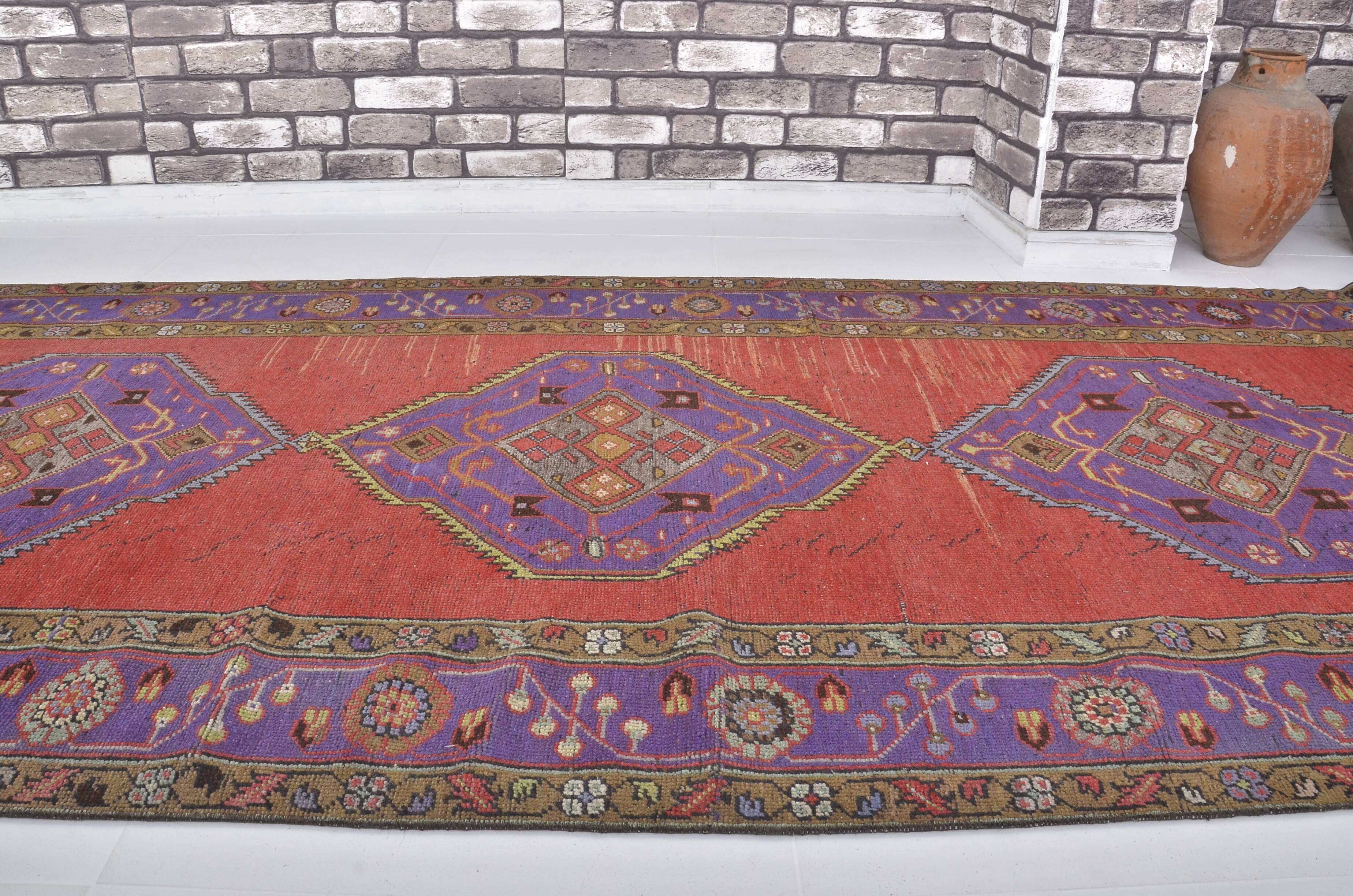 Red & Blue Turkish Wool Rug sku 1207