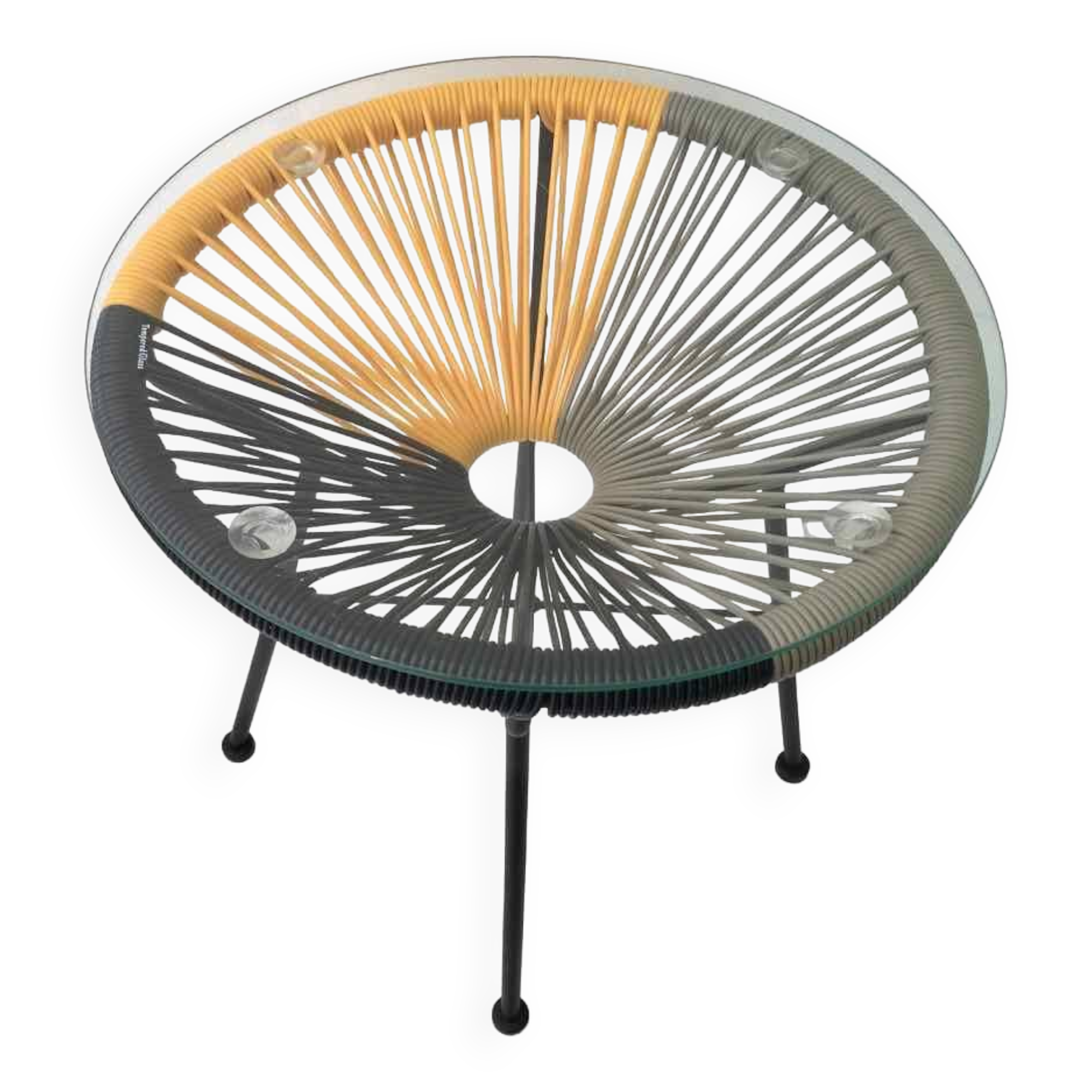 Scoubidou designer coffee table