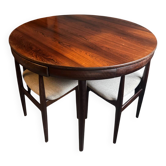 Ensemble de salle à manger Roundette de Hans Olsen, Danemark années 1960
